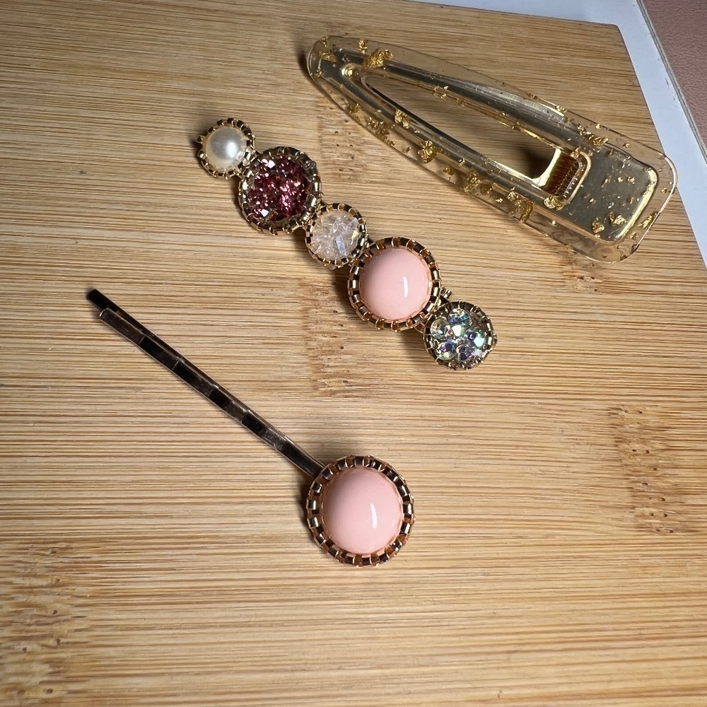 𝅺SALE💚 any 3 for $18 💚 Hair Clips Rectangular Hair Barrette Acrylic
